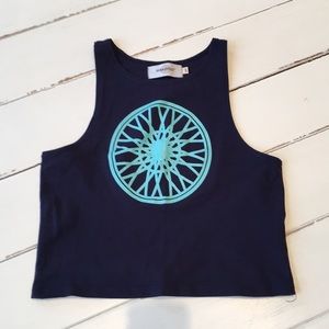 SoulCycle Navy Crop Top